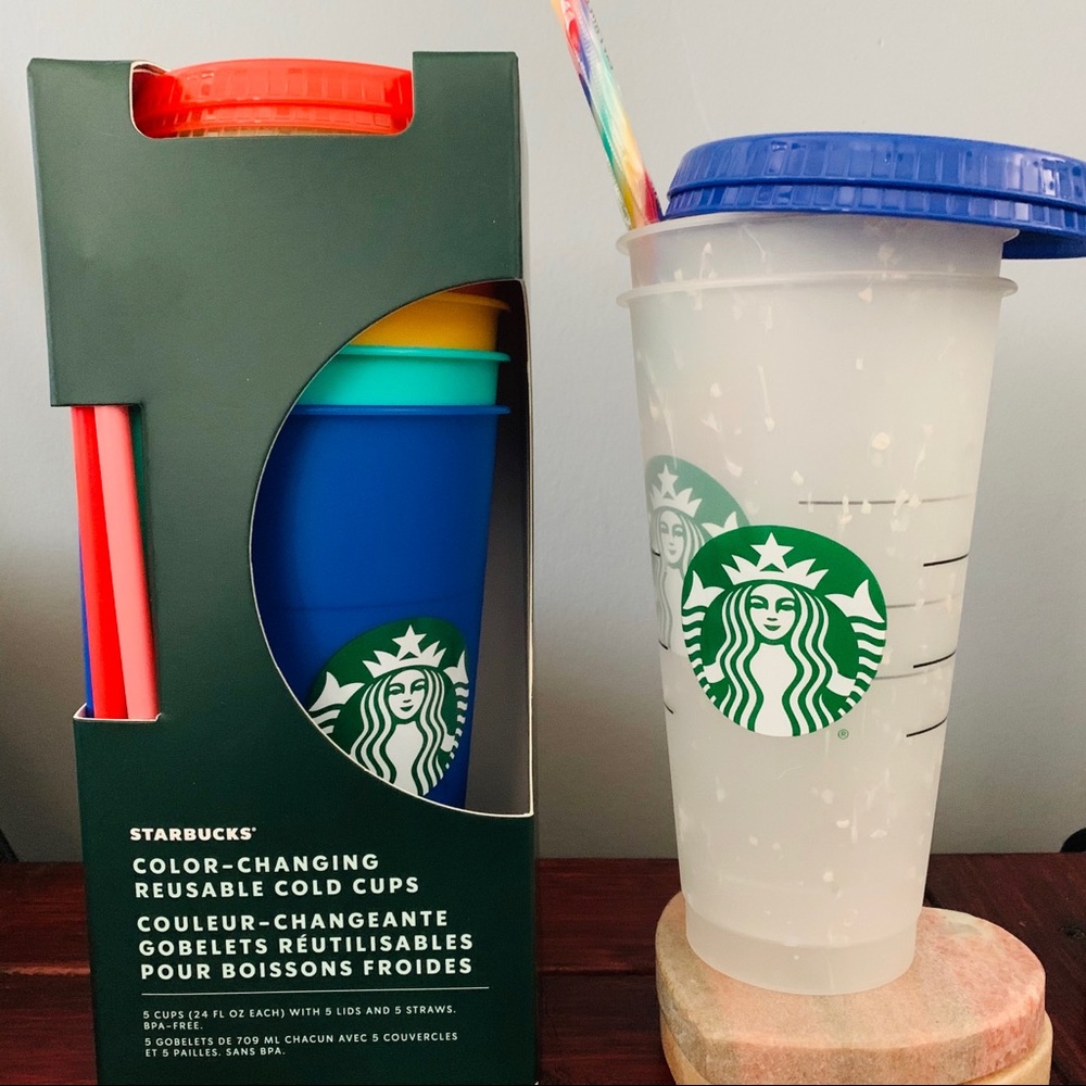 ✨STARBUCKS ✨Color Changing Cups AND Confetti Cups